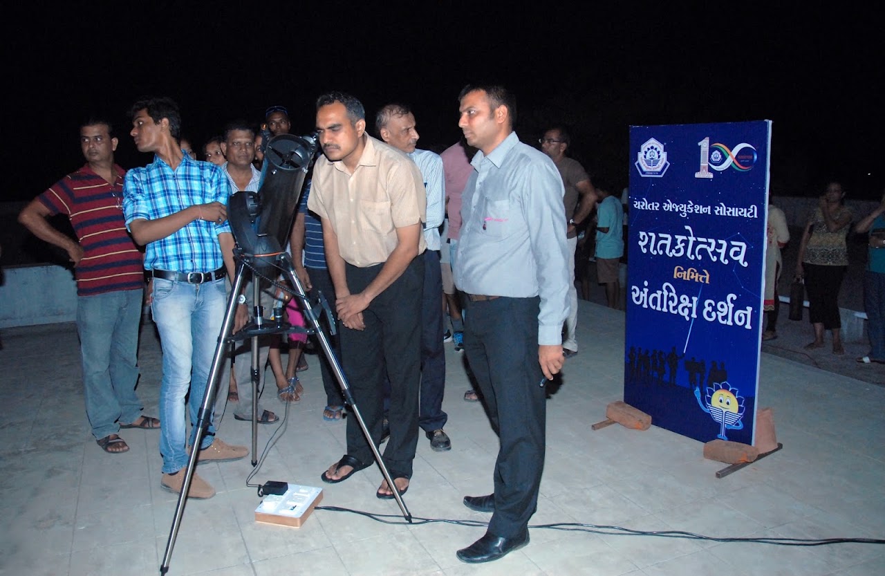 Space Explored from the Terrace of Charotar Education Society!